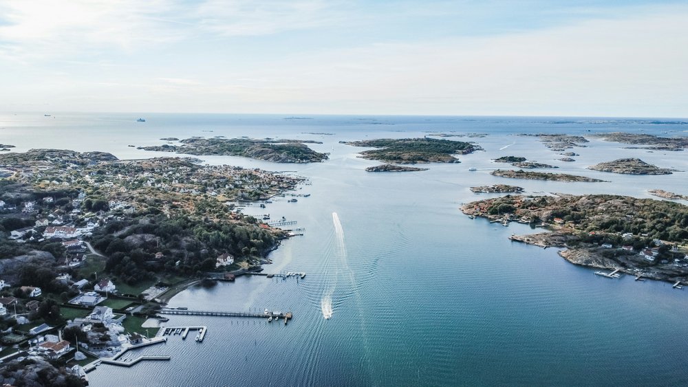 Stockholm archipelago islands and skerries