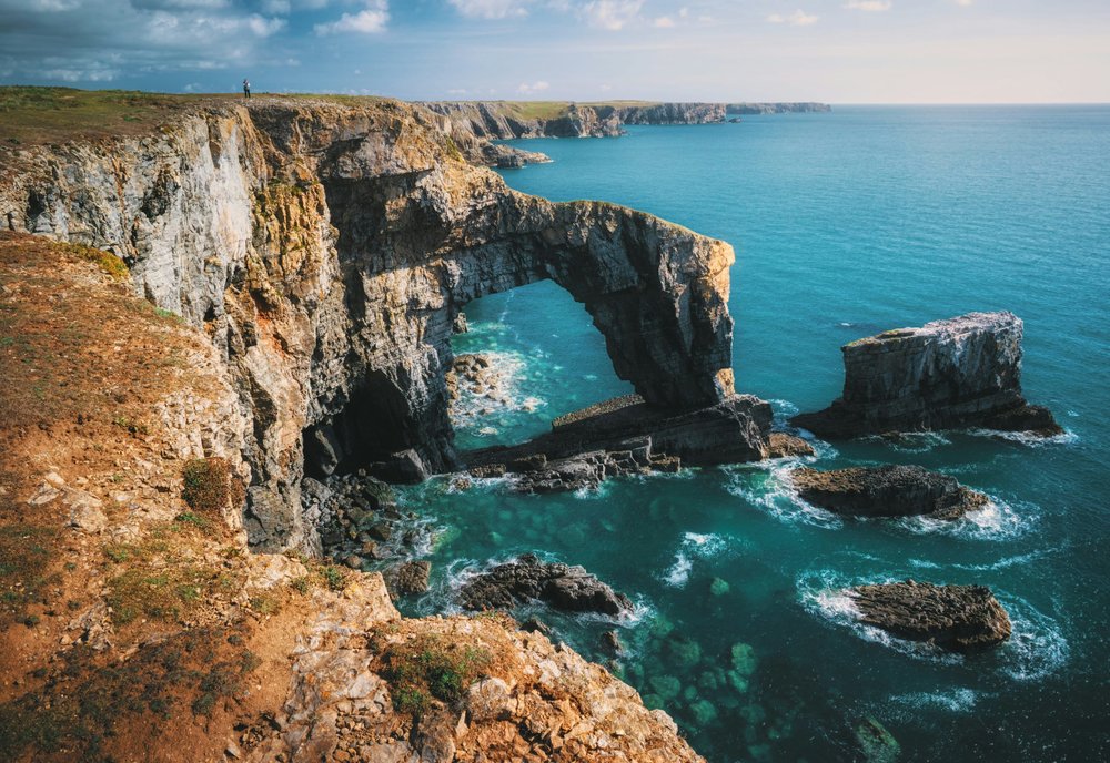 Pembrokeshire coast and cliffs