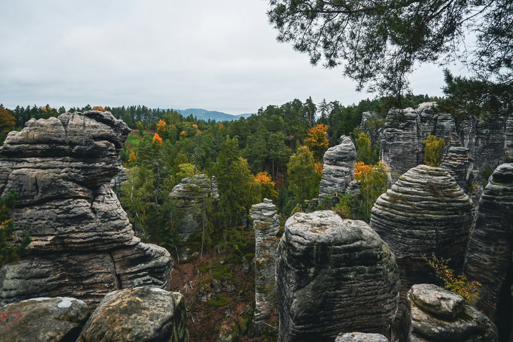 Pravčická brána sandstone arch in Bohemian Switzerland