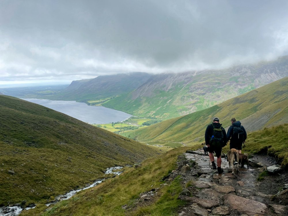 Lake District fell and water
